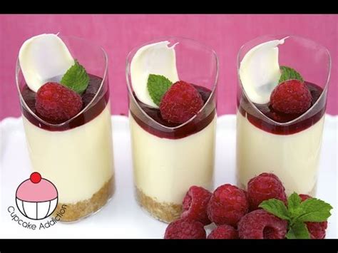 Great dessert ideas that you can make and serve in a cup. Raspberry Dessert Cups with White Chocolate Cheesecake ...