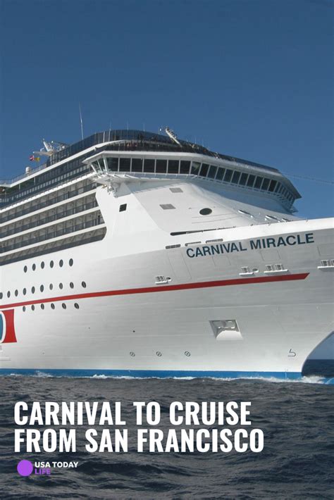 You Ll Soon Be Able To Take A Carnival Cruise Out Of San Francisco Carnival Announced It Would