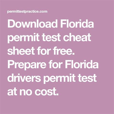Download Florida Permit Test Cheat Sheet For Free Prepare For Florida