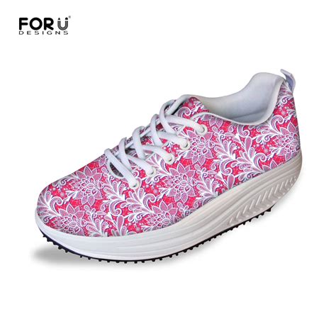 Forudesigns Pink Casual Shoes For Womenhigh Quality Swing Shoes Woman