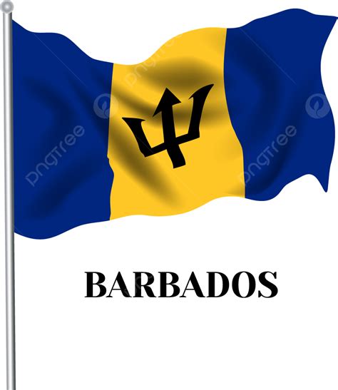 Bandera De Barbados Pintada A Mano De Dibujos Animados PNG Bandera De The Best Porn Website