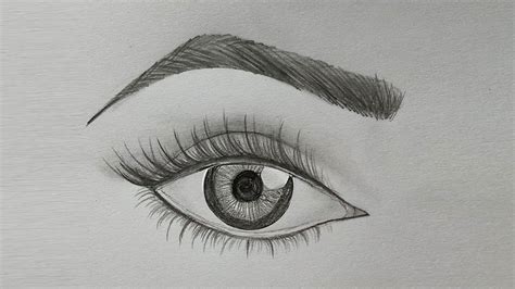 Doodling is the place where you can do no artistic wrong. How to Draw Eye & Eyebrow Step by step (very easy) - YouTube