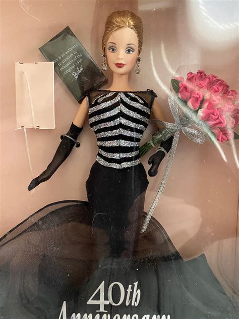 Muñeca Vintage Barbie 40 Aniversario De Mattel Nueva En Caja Etsy México