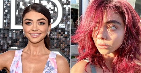 Sarah Hyland Dyed Her Hair Red At Home Popsugar Beauty