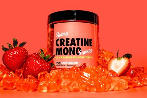 Introducing Swoly And Its Strawberry Flavored Creatine Gummies