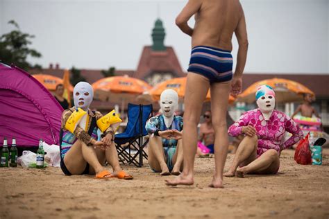 In China Sun Protection Can Include A Mask The New York Times