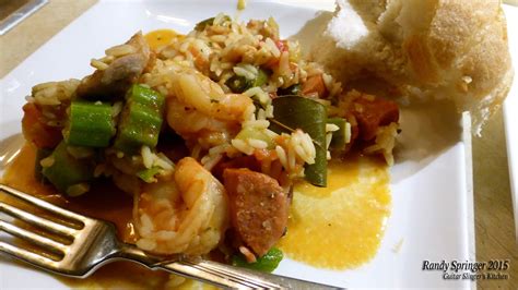 Easy How To Cook Creole Jambalaya Shrimp Okra Andouille Sausage