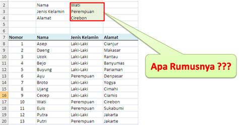 Kumpulan Rumus Excel Lengkap Beserta Contohnya Pdf Berbagai Contoh