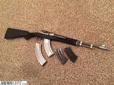 Armslist For Sale Ruger Mini 30 Stainless W Extras