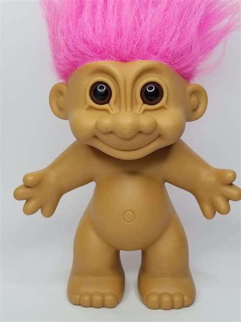 Rare Giant Troll Doll Vintage Russ 80s 90s Toy Kid Nostalgia Etsy