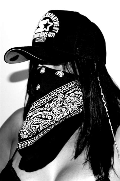 Bandana Gangster Girl Gangsta Girl Thug Life Girl