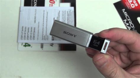 Sony 64gb Micro Vault Q Series Flash Drive Unboxing Youtube