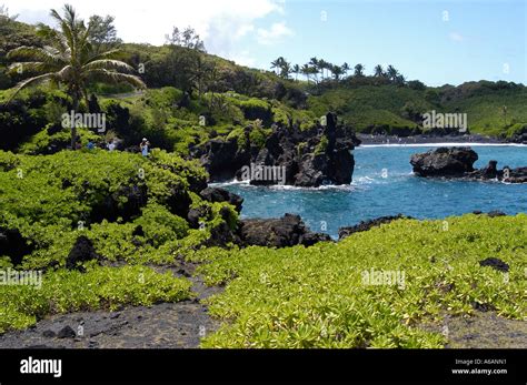 Waianapanapa State Park Maui Hawaii Stock Photo Alamy