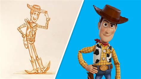 How To Draw Woody From Toy Story Draw With Pixar Youtube