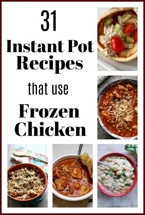 This is a great easy recipe for busy weeknights. Instant Pot Recipes with Frozen Chicken Breasts - 365 Days ...