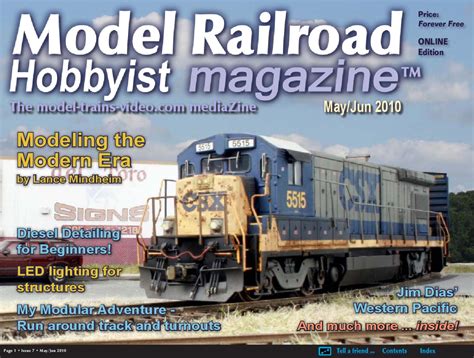 Issuu Mrh Mayjun 2010 Issue 7 By Model Railroad Hobbyist Magazine
