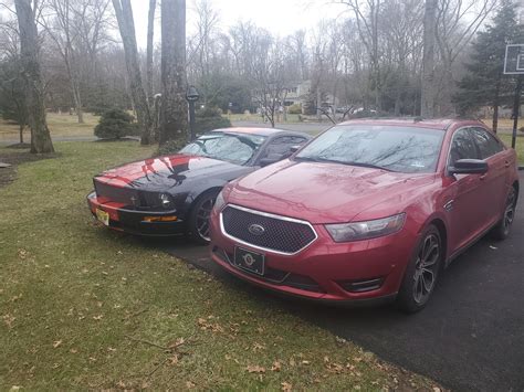 My New 2013 Ford Taurus Sho And My 2005 Supercharged Mustang Gt Rford