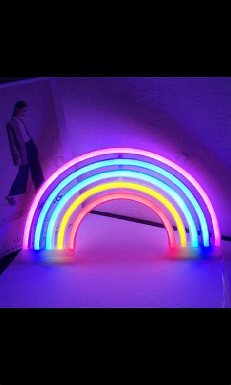 Rainbow Neon Sign Tv And Home Appliances Other Home Appliances On Carousell