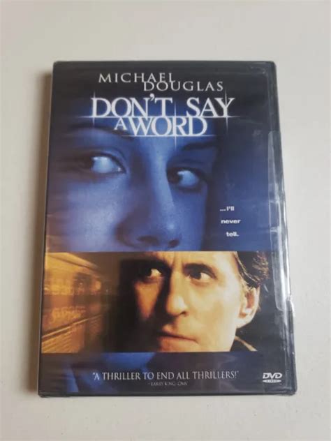 Dont Say A Word Dvd 2002 Michael Douglas New Sealed 795 Picclick