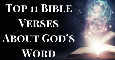 Top 11 Bible Verses About Gods Word