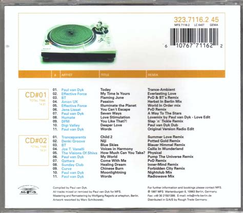 Paul Van Dyk Perspective Remixes 1992 1997 2 Cd Eurodance 90 Cd