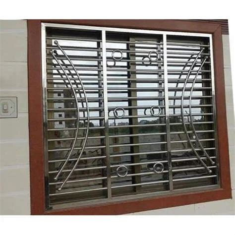 Modern Stainless Steel Window Grill At Rs 80 Piece Stainless Steel