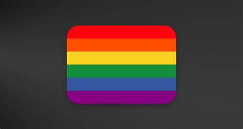 Glitch Gay Pride Flag Emoji Lalapabuster