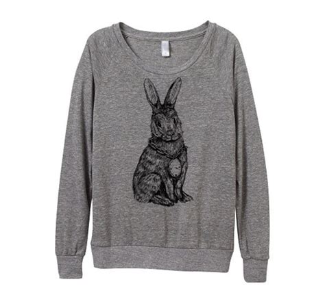 New Rabbit Sweater Womens Rabbit Sweatshirt Small Etsy