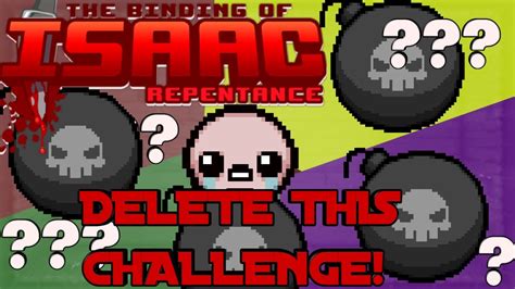 The Binding Of Isaac Repentance Challenge Delete This We Got Lucky