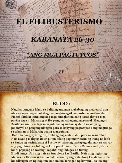El Filibusterismo Kabanata 26 30 Pdf