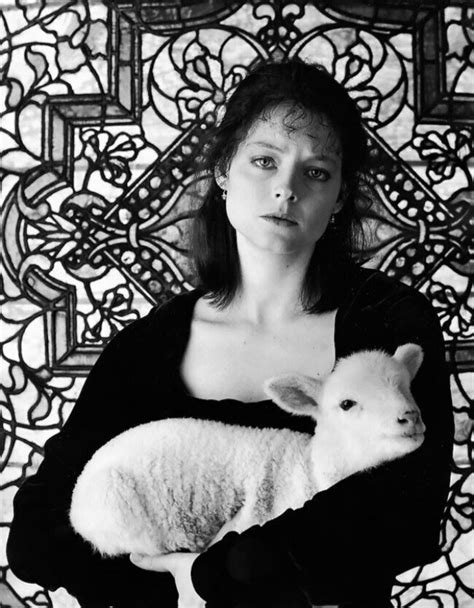 Jodie Foster fotografiada para la promoción de la obra de culto El silencio de los corderos