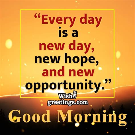 Good Morning Quotes Wish Greetings