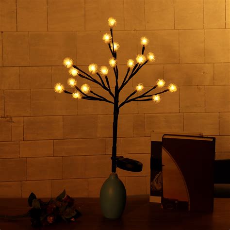 Outdoor Waterproof Solar Powered Pinecone Shape Tree Branch Led String