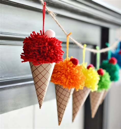 16 Fun And Colorful Ice Cream Crafts For Summer Time Ann Inspired