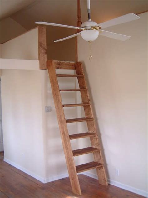 Diy The Best Loft Ladder Type That Ive Built Was Using Two 2x8