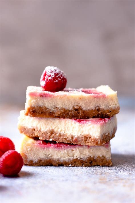 Stir until melted but not hot. White Chocolate Raspberry Cheesecake Bars Recipe • Salted Mint