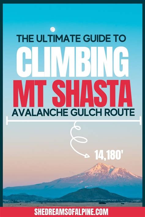 Climb Mt Shasta 2020 Beginners Guide Avalanche Gulch Route — She
