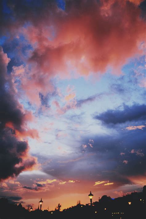 Sunset Sky Sky Aesthetic Clouds Beautiful Sky