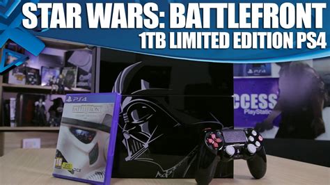 Star Wars Battlefront Limited Edition 1tb Ps4 Unboxing Youtube