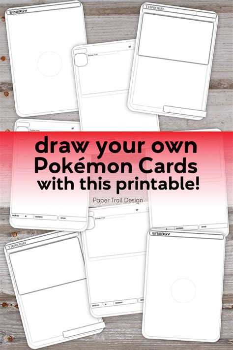 Pokemon Card Template Printable