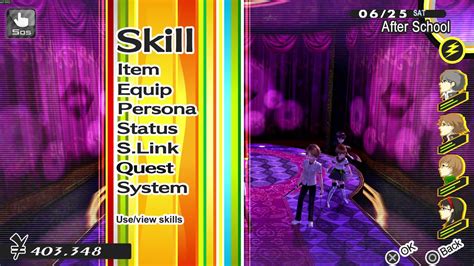 Persona 4 Golden How To Heal Party Members In Dungeon Youtube