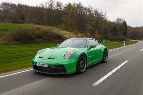 2022 Porsche 911 Gt3 6 Speed Manual Unleashes Green Hell Auto Review