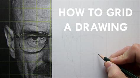 How To Grid A Realistic Portrait Drawing Youtube