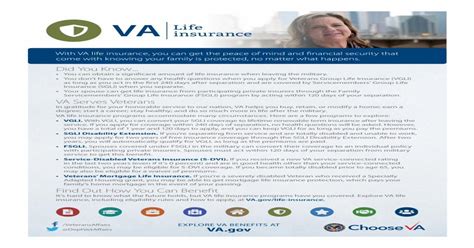 Va Benefits Fact Sheet Overview Of Va Life Insurance › Files › 2019 07 › Va Toolkit 9 Life