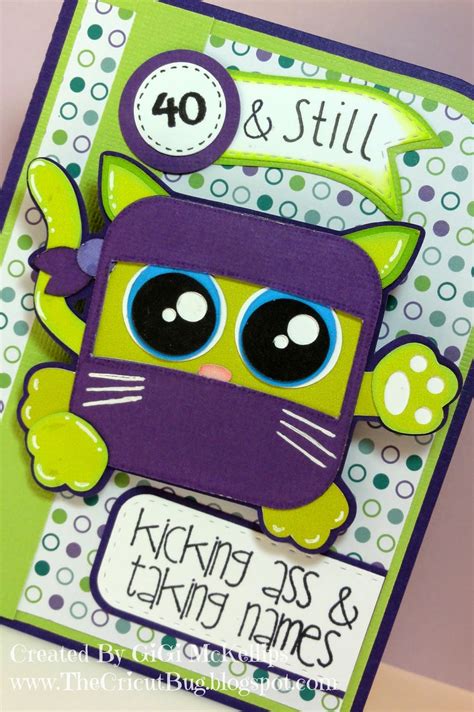 The Cricut Bug Michelles 40th Birthday Blog Hop