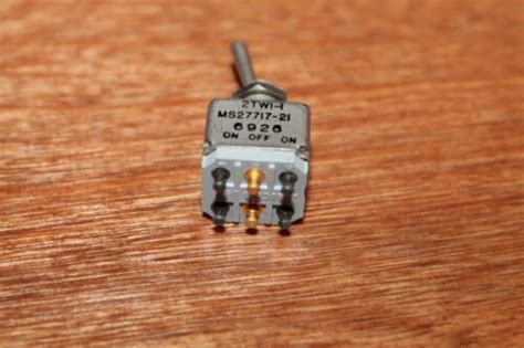 Aircraft Toggle Switch 3 Position Ms27717 21 Ebay