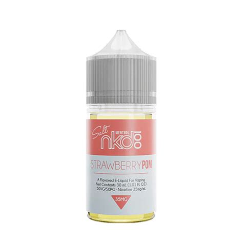 Strawberry Pom Brain Freeze By Naked Salt Ml Gen Vape Dubai