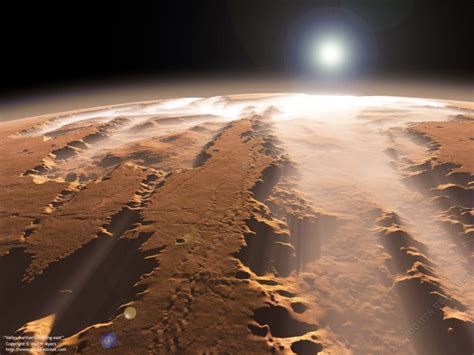 How Much Bigger Is Valles Marineris Immense System Of Martian Canyon