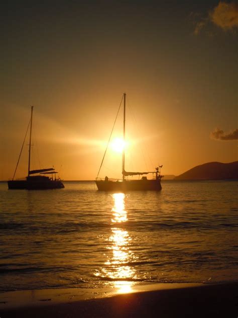 Sunset On Cane Anderson British Virgin Islands Travellerspoint