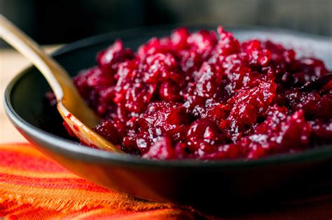A warm homemade cranberry relish with walnuts spooned over toast and served with a strong cup of coffee is the perfect holiday breakfast when you're short on time. Spicy Red Pepper Cranberry Relish Recipe - NYT Cooking